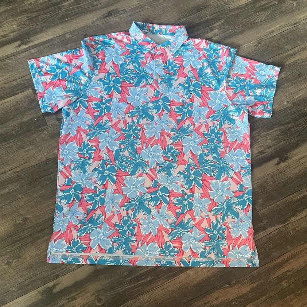 Vineyard Vines Sankaty polo shirt mens size XL